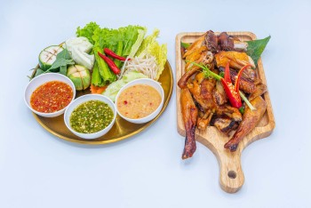 Baked Chicken with Fresh Vegetable