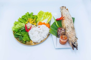 Baked fish with Rock Salt