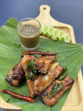 Grill Pork Ribs with Chili