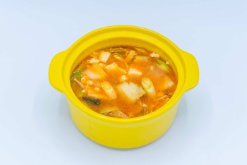 Kimchi and Bean Curd Soup