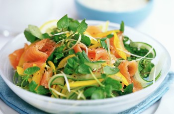 Rose Smoke Salmon Salad