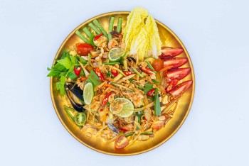 Seafood and Papaya Salad